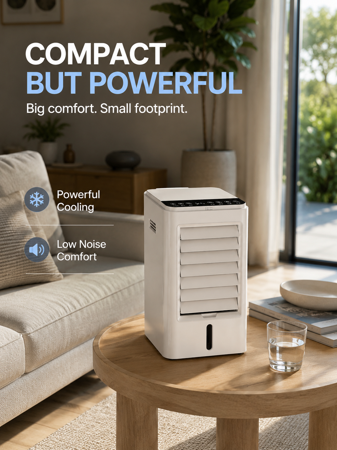 Saliénne Compact Pro — Mini Climatiseur USB pour Bureau