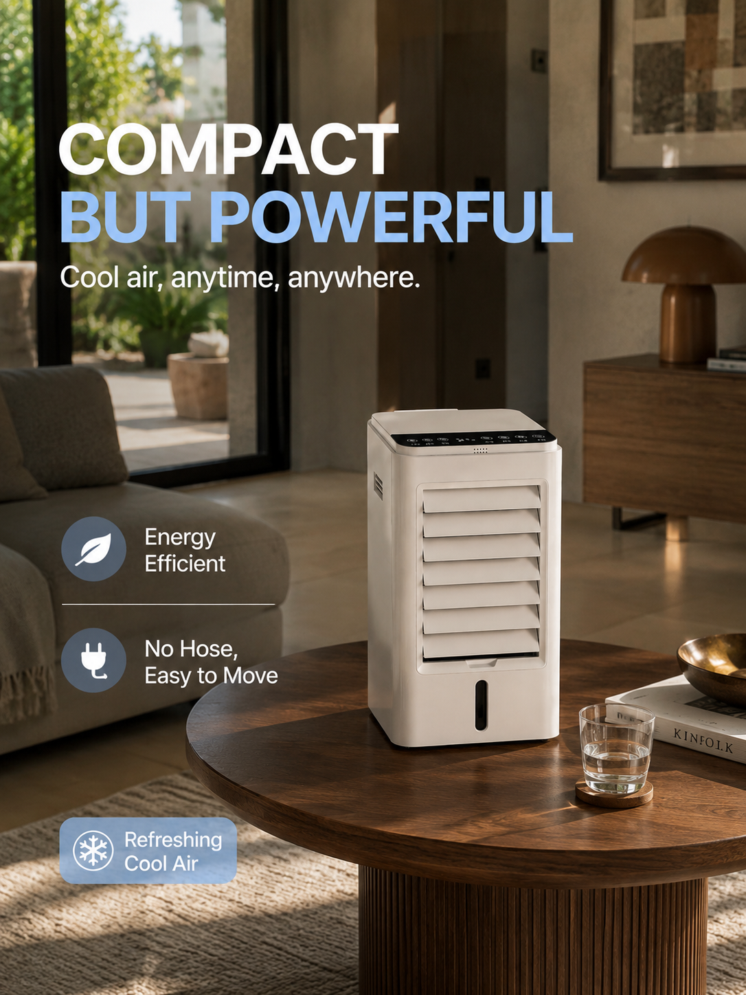 Saliénne Compact Pro — Mini Climatiseur USB pour Bureau