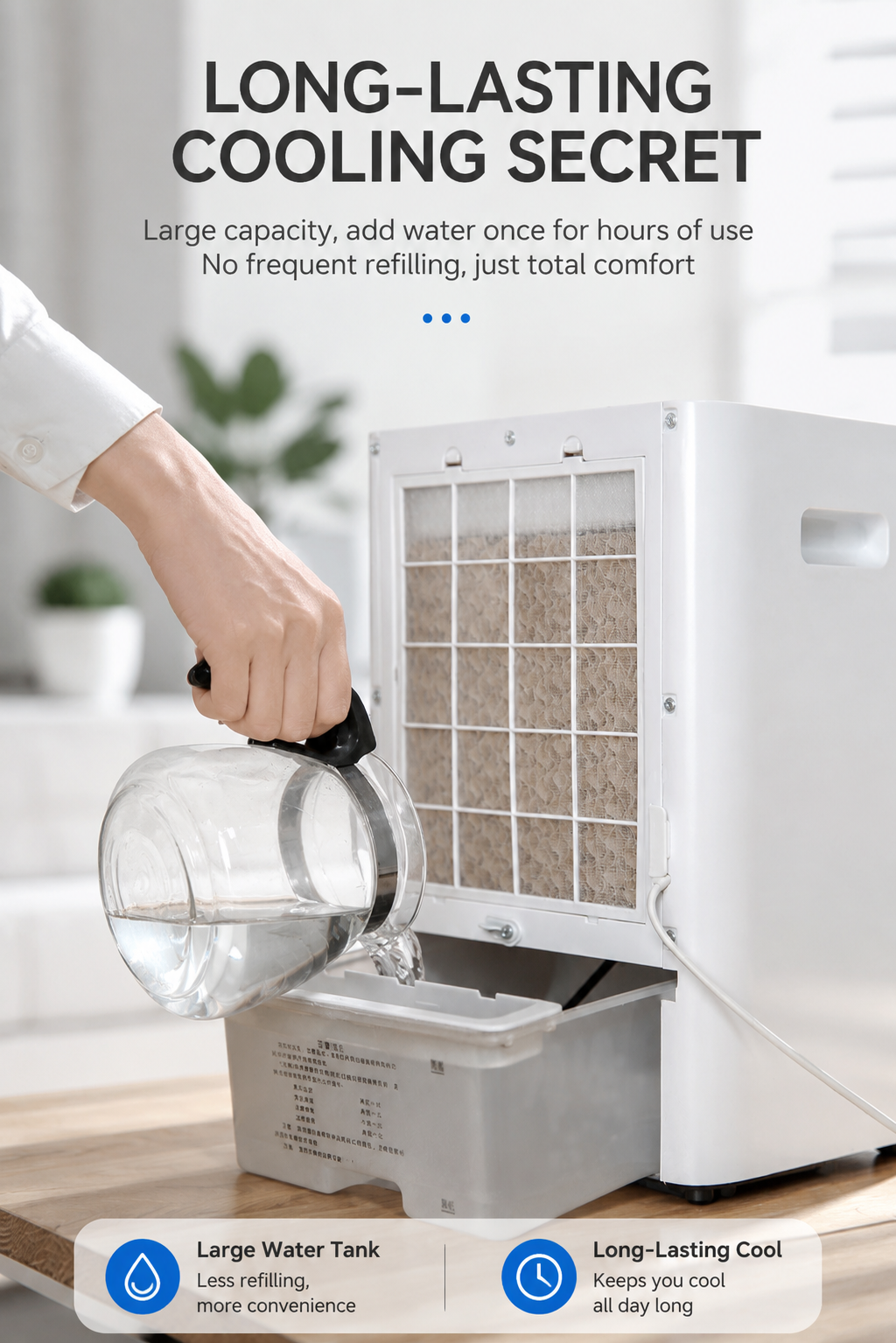 Saliénne Compact Pro — Mini Climatiseur USB pour Bureau