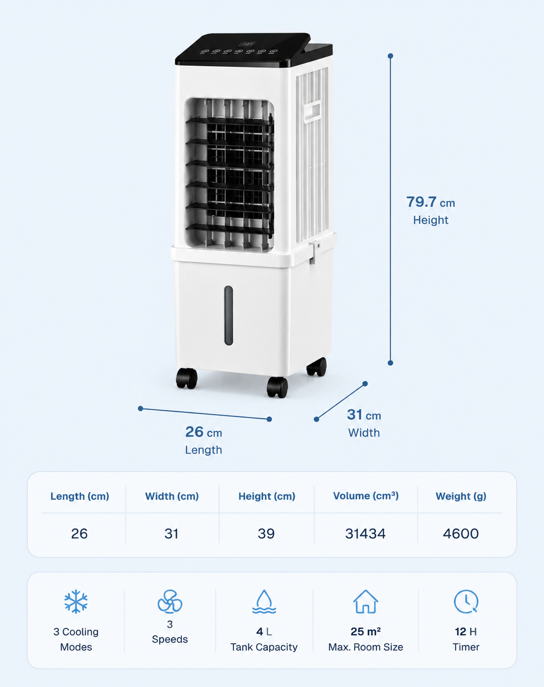 Frisoria 3-en-1 — Climatiseur Ultra Silencieux 60 dB