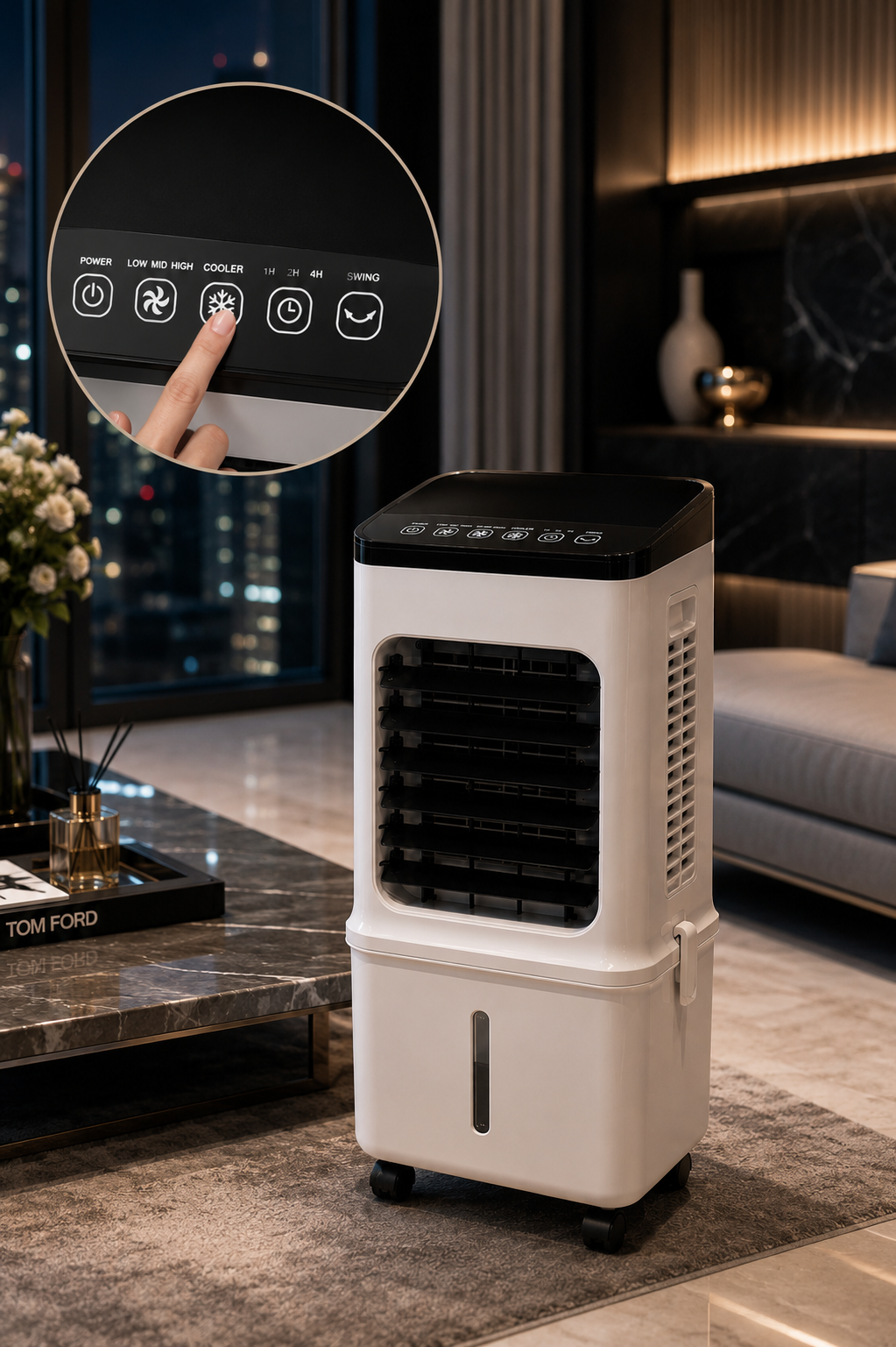 Saliénne Deluxe — Climatiseur 4-en-1 avec Télécommande