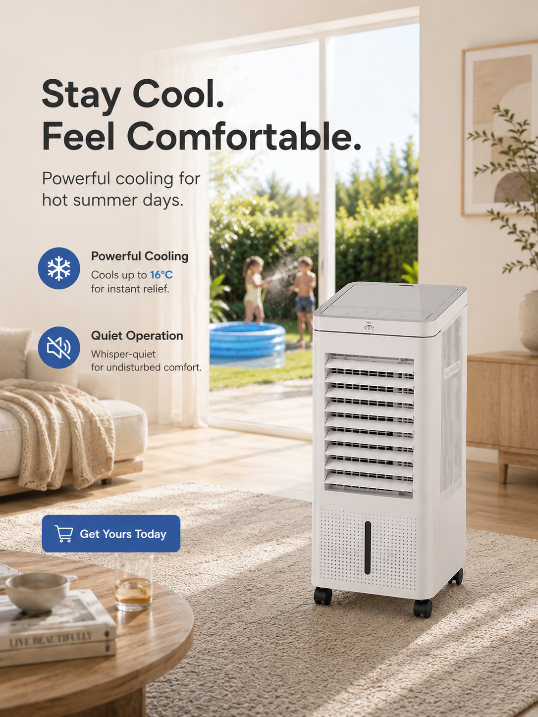 Frisoria Max — Climatiseur Portable Puissant 25 m²
