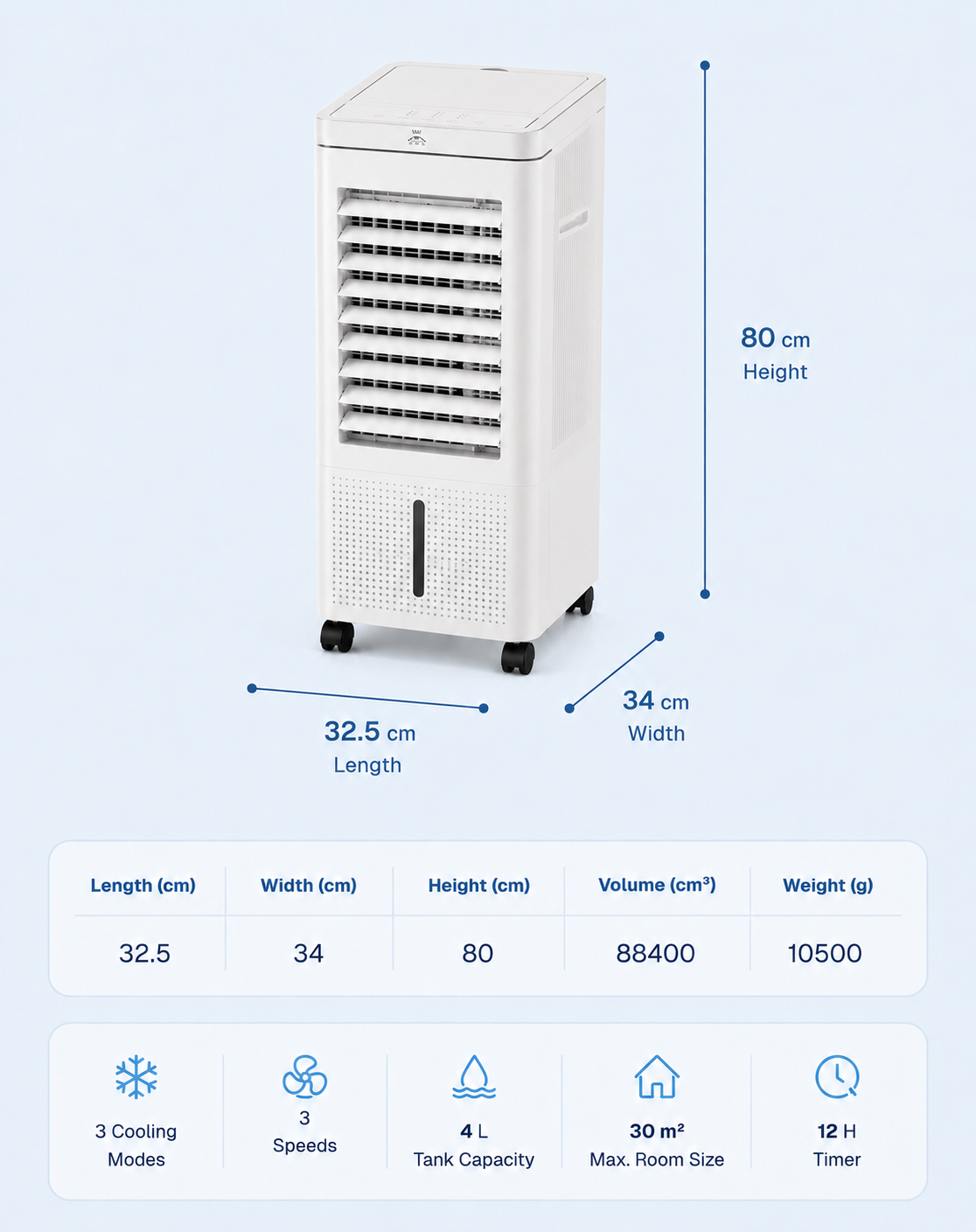 Frisoria Max — Climatiseur Portable Puissant 25 m²