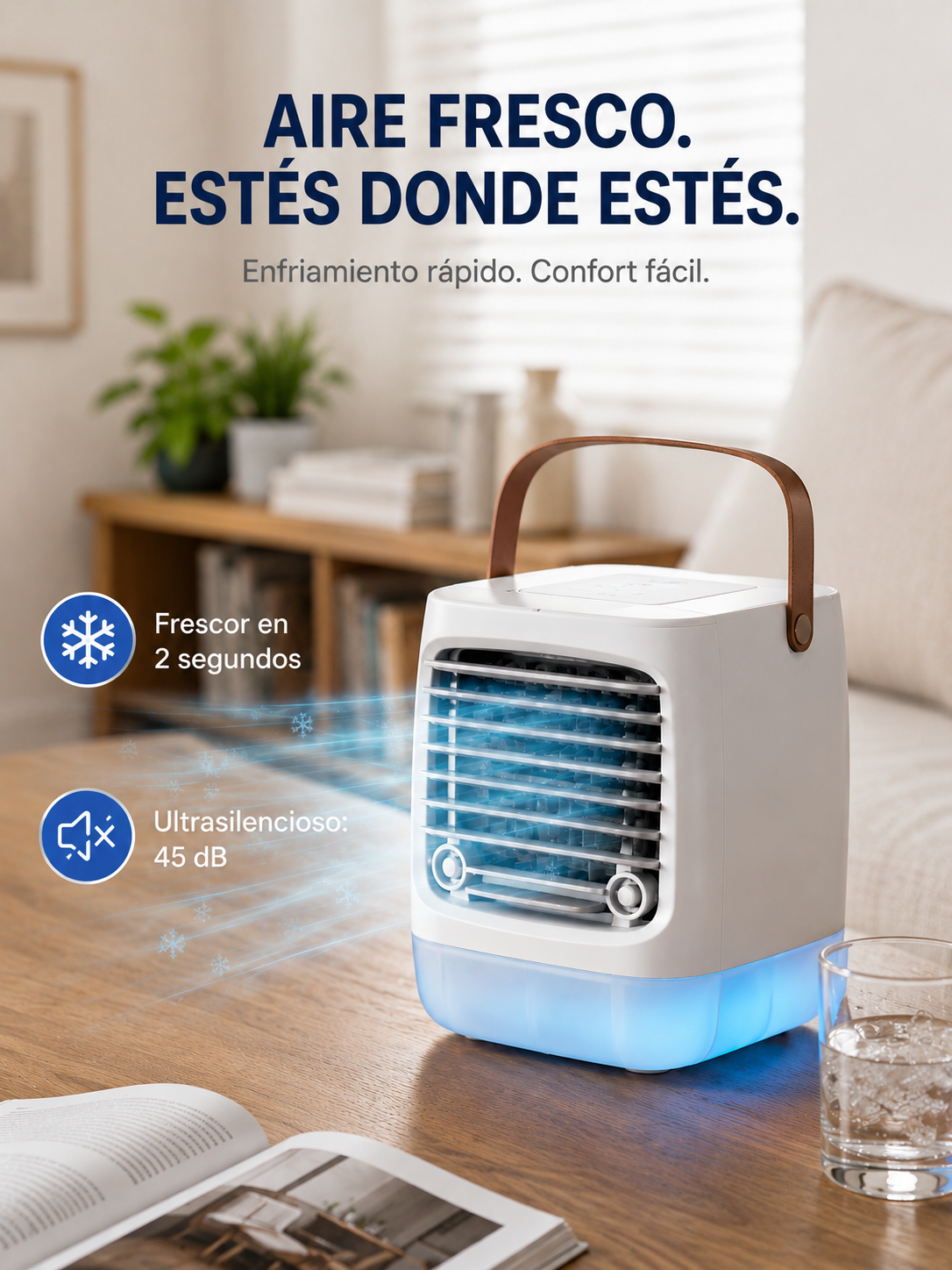 Aire fresco, estés donde estés — Frisoria Mini USB