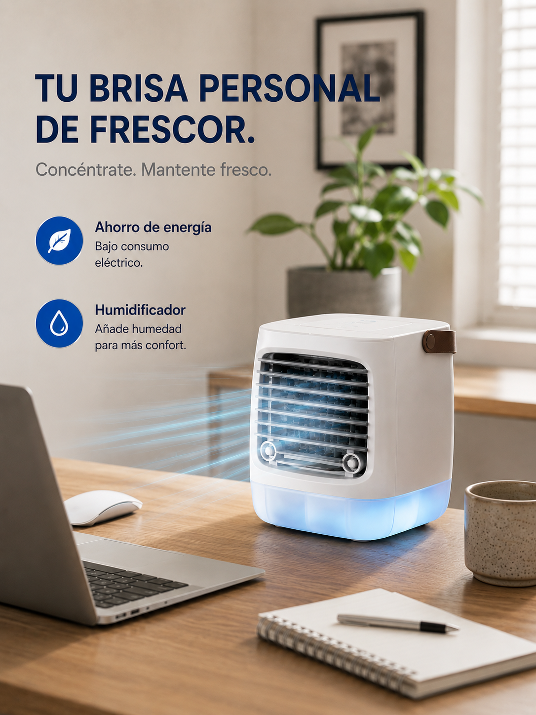 Tu brisa personal de frescor — Frisoria Mini USB
