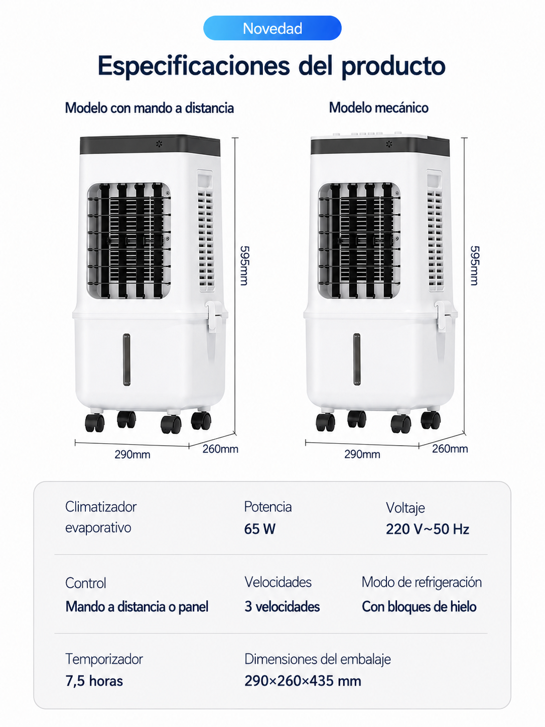 Frisoria Pro — Aire Acondicionado Silencioso 9000 BTU 4 en 1