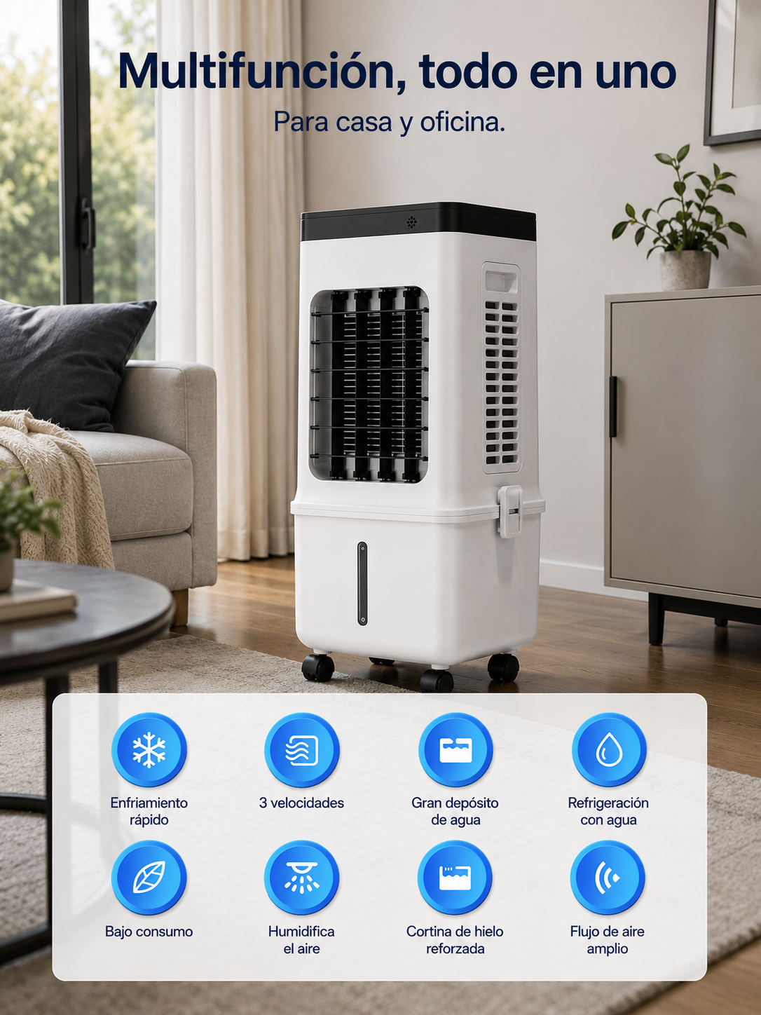 Frisoria Pro — Aire Acondicionado Silencioso 9000 BTU 4 en 1