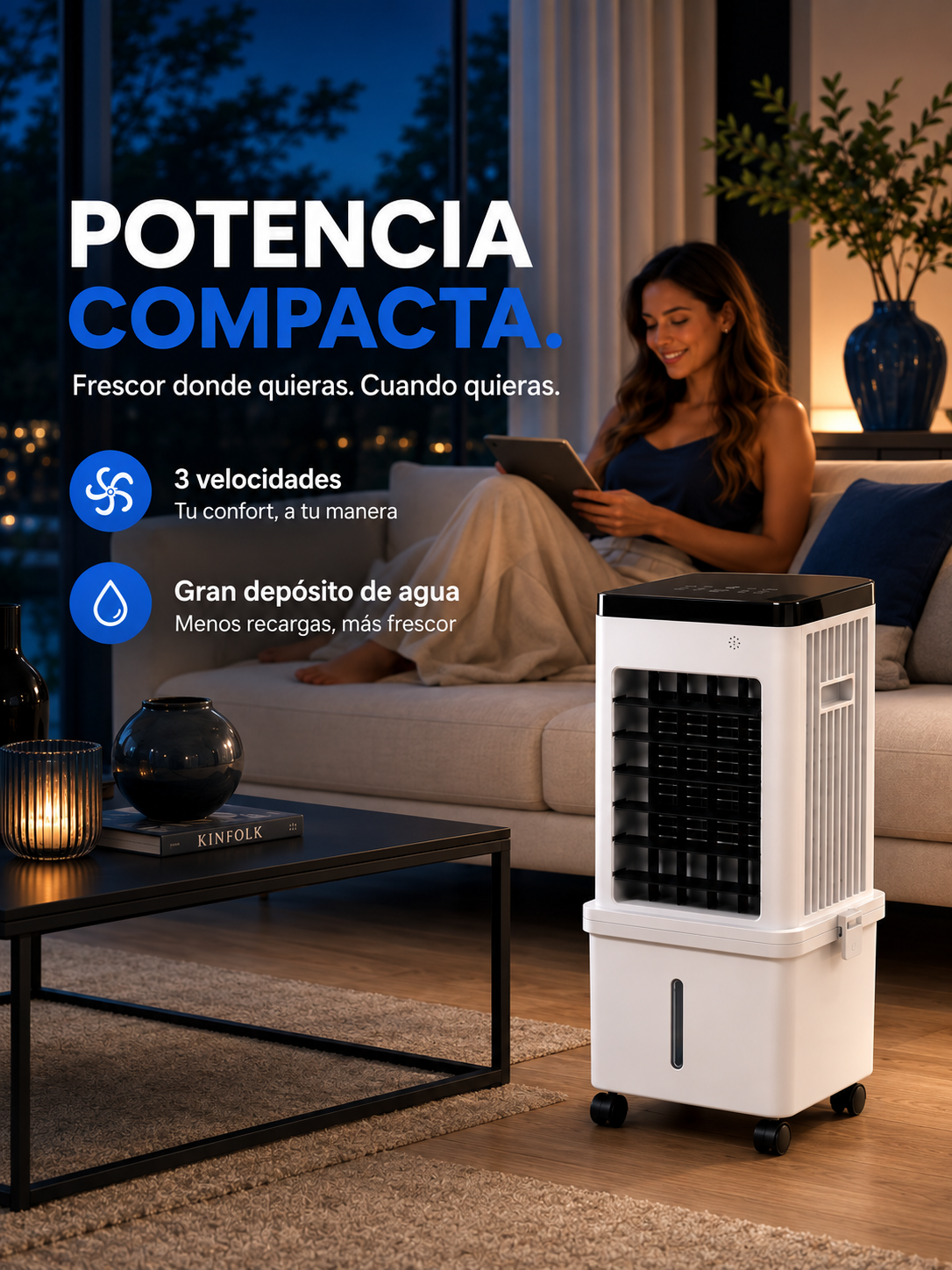 Frisoria Pro — Aire Acondicionado Silencioso 9000 BTU 4 en 1