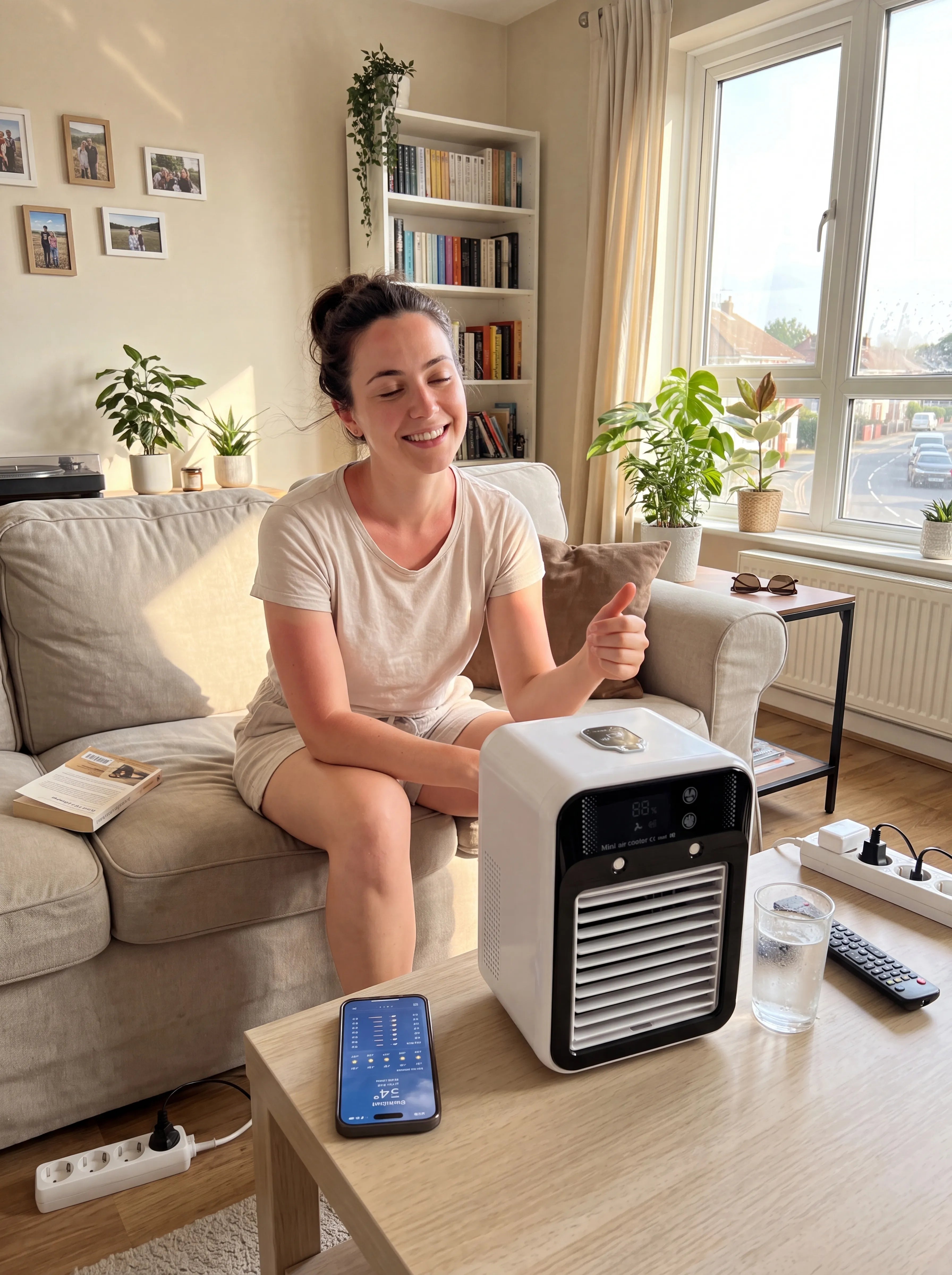 Saliénne Compact Silencieux — Climatiseur Chambre d'Été